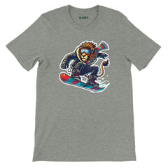 Snowboarding Lion