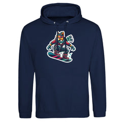 Snowboarding Dog - Premium Hoodie