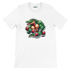 Dumbbells Croc | Premium T-Shirt