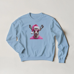 Pink Christmas Reindeer