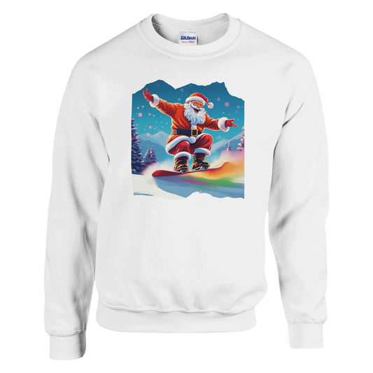 Boarding Santa | Trui Unisex - Tshirt-Fabriek.nl