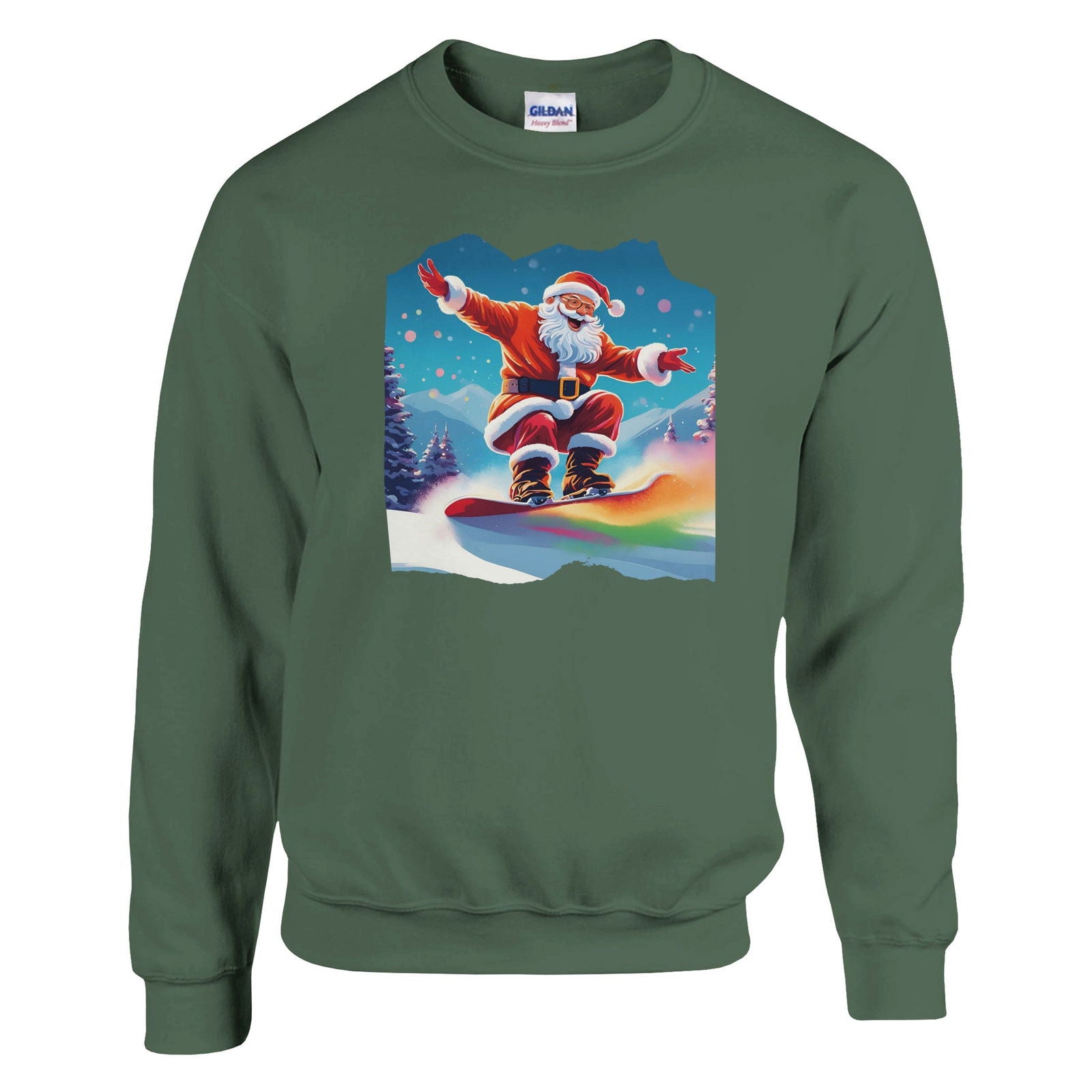 Boarding Santa | Trui Unisex - Tshirt-Fabriek.nl