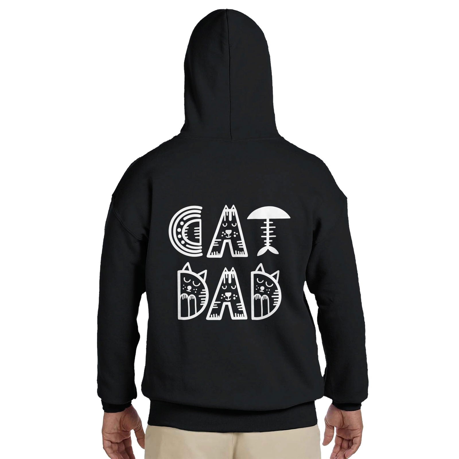 Cat Dad | Hoodie Unisex - Tshirt-Fabriek.nl