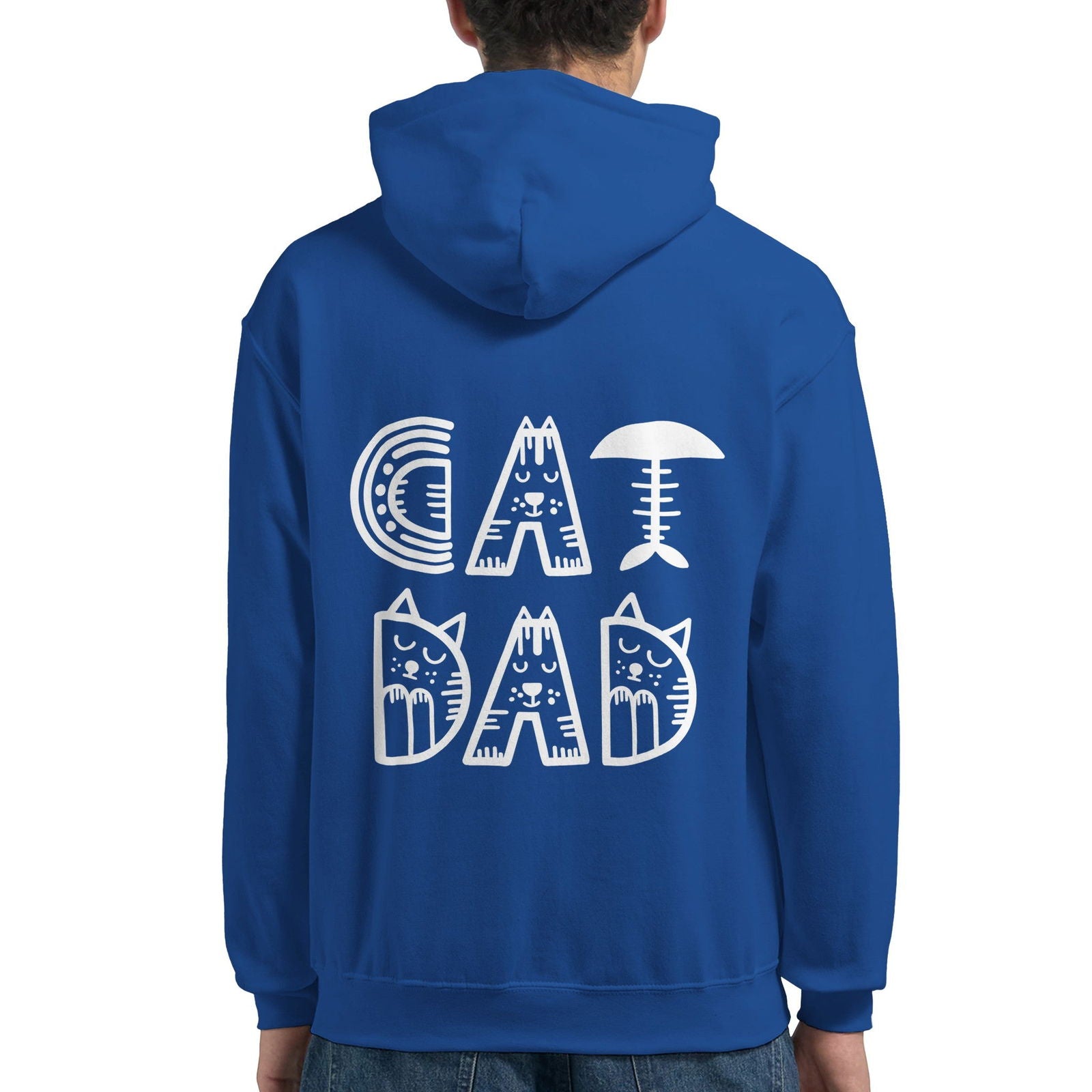 Cat Dad | Hoodie Unisex - Tshirt-Fabriek.nl