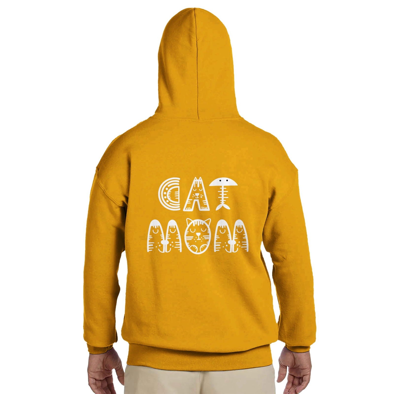 Cat Mom | Hoodie Unisex - Tshirt-Fabriek.nl