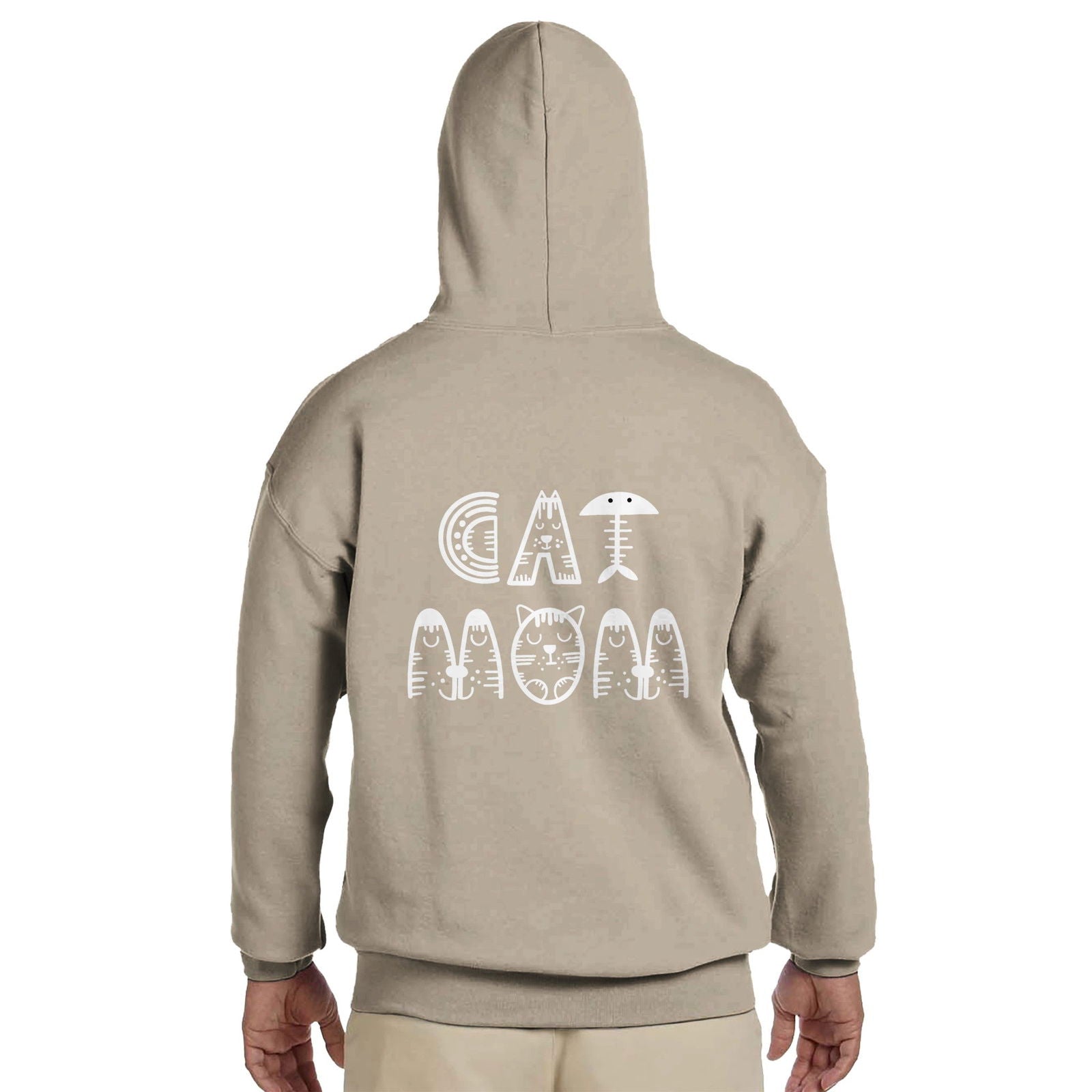 Cat Mom | Hoodie Unisex - Tshirt-Fabriek.nl