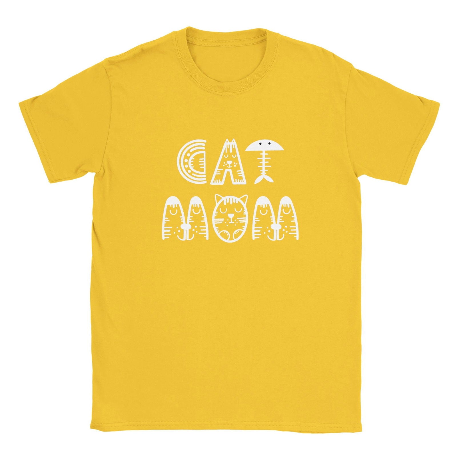 Cat Mom | T-Shirt Unisex - Tshirt-Fabriek.nl