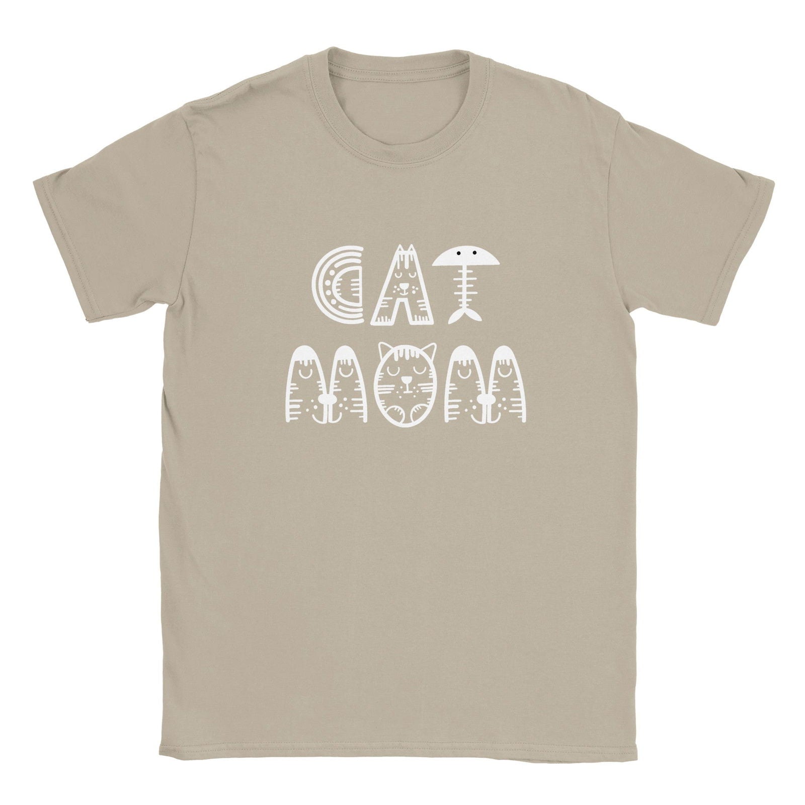 Cat Mom | T-Shirt Unisex - Tshirt-Fabriek.nl