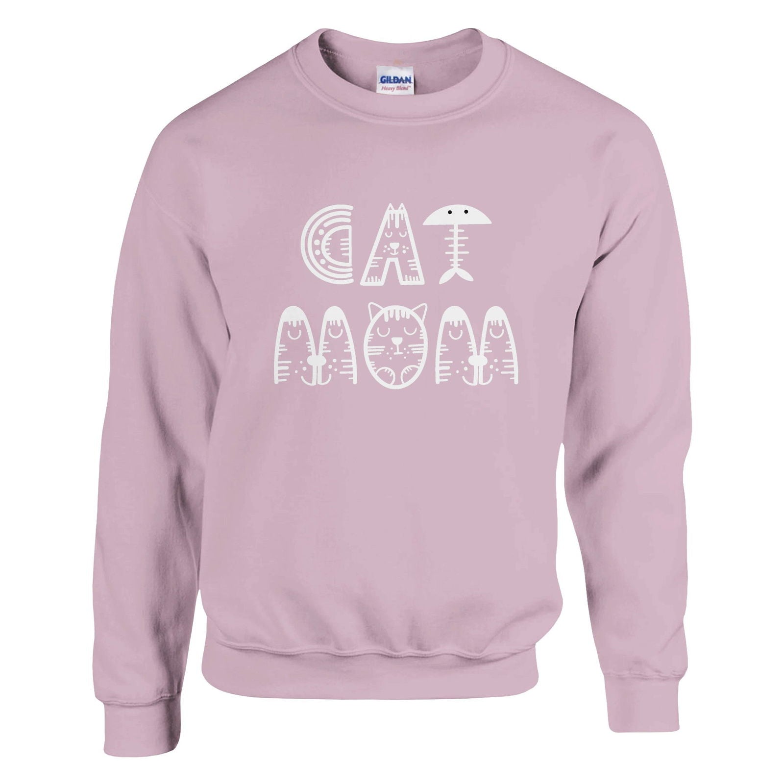 Cat Mom | Trui Unisex - Tshirt-Fabriek.nl