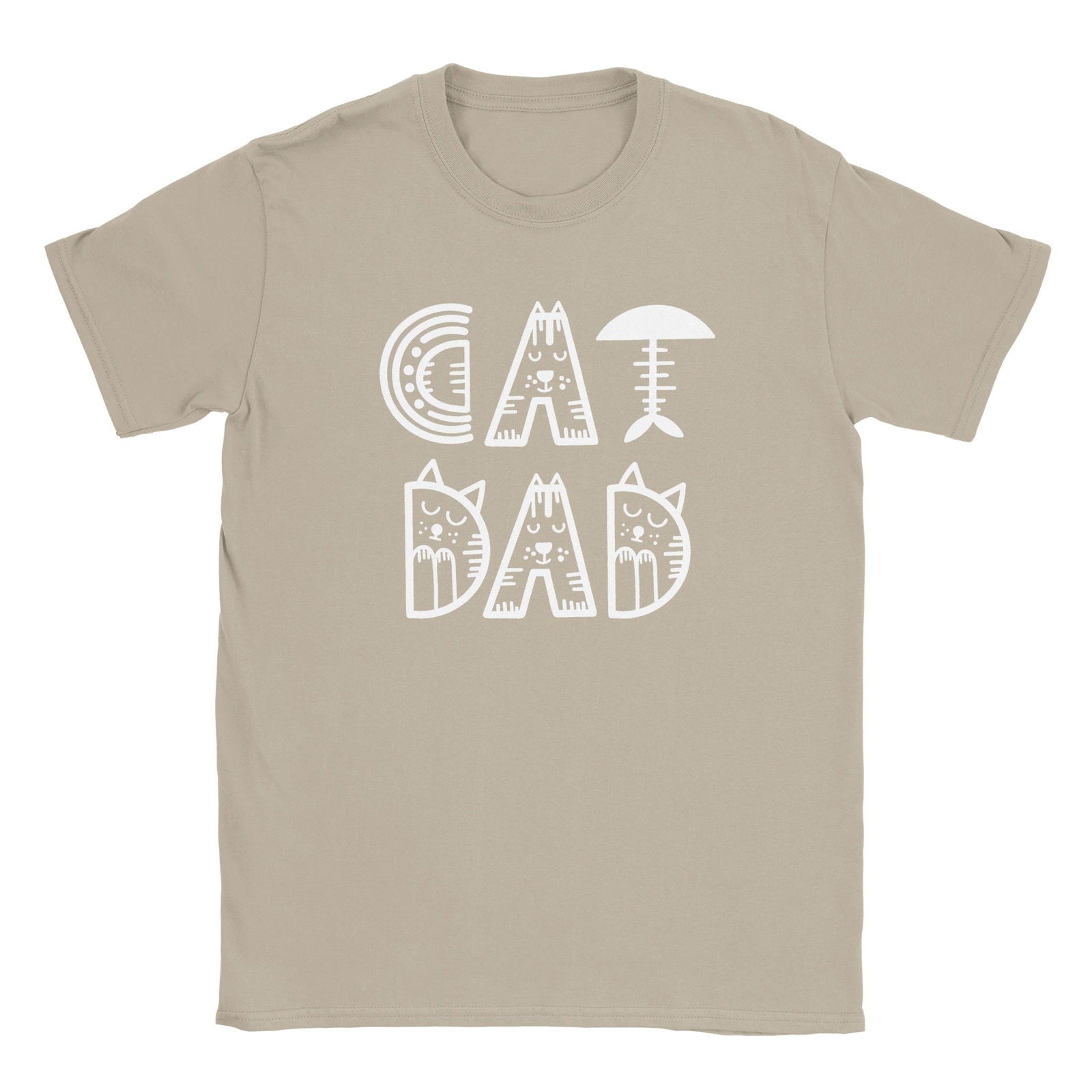 Cat dad | T-Shirt Unisex - Tshirt-Fabriek.nl