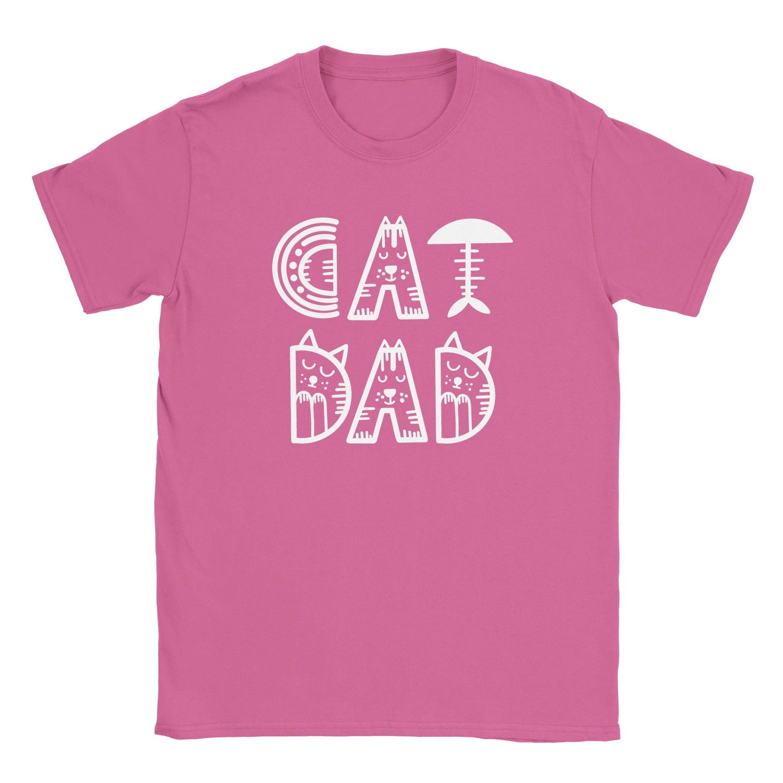 Cat dad | T-Shirt Unisex - Tshirt-Fabriek.nl