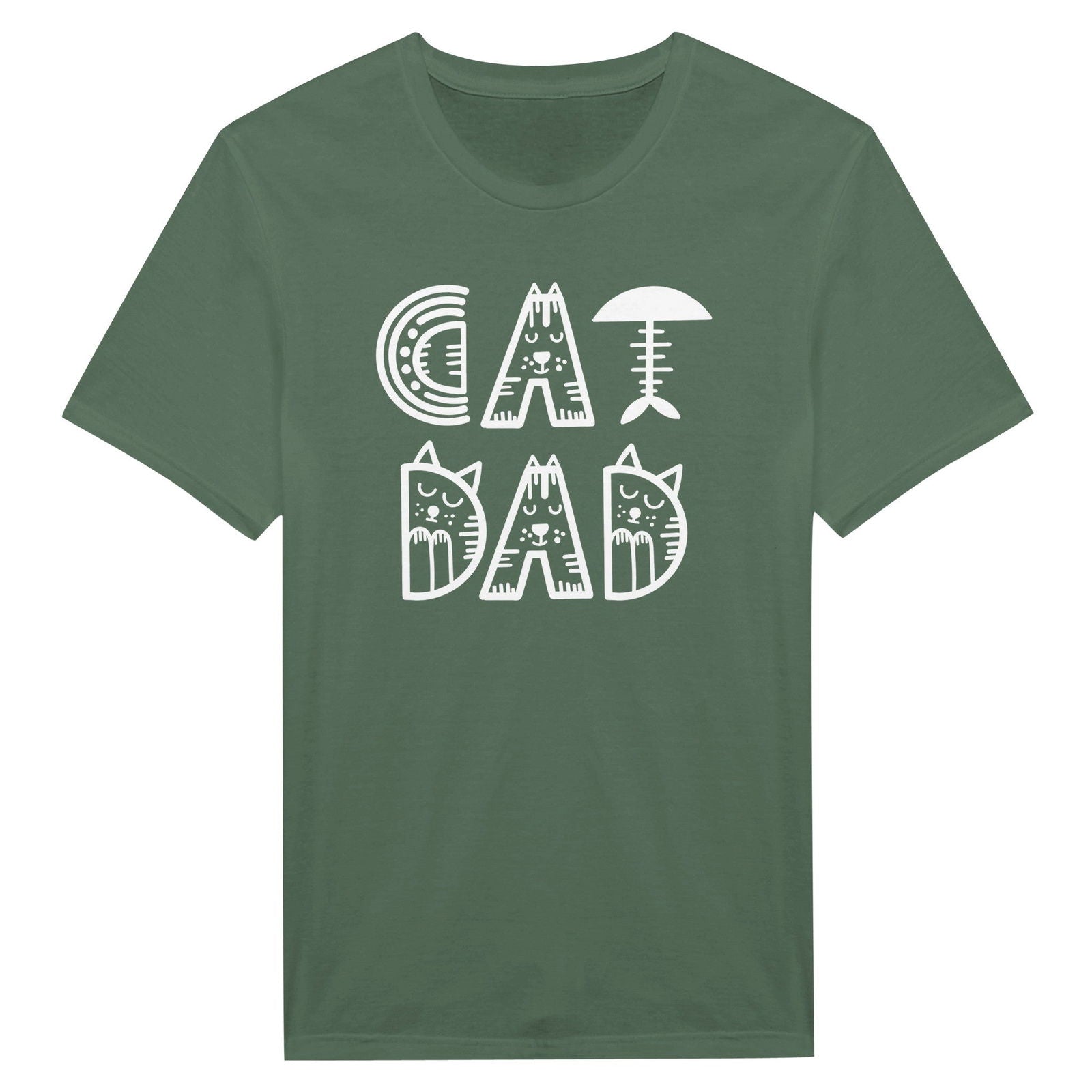 Cat dad | T-Shirt Unisex - Tshirt-Fabriek.nl