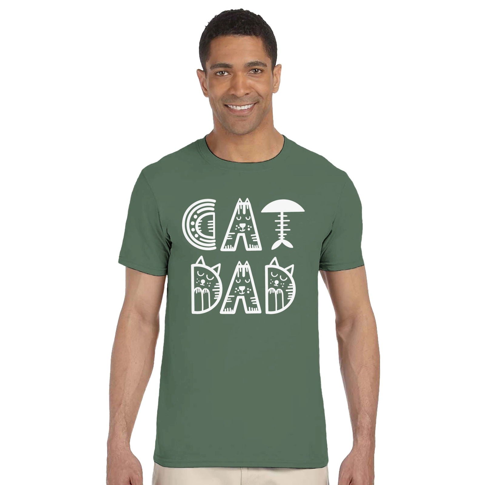 Cat dad | T-Shirt Unisex - Tshirt-Fabriek.nl