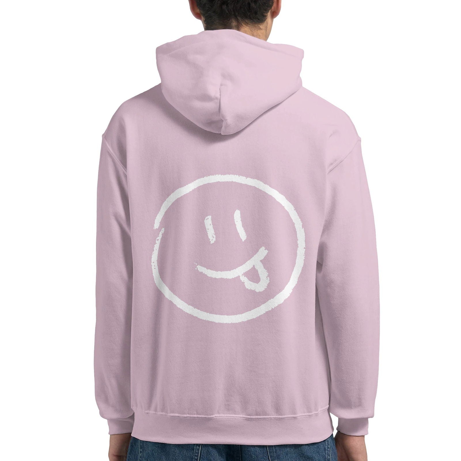 Chalk Smily Exited | Hoodie Unisex - Tshirt-Fabriek.nl