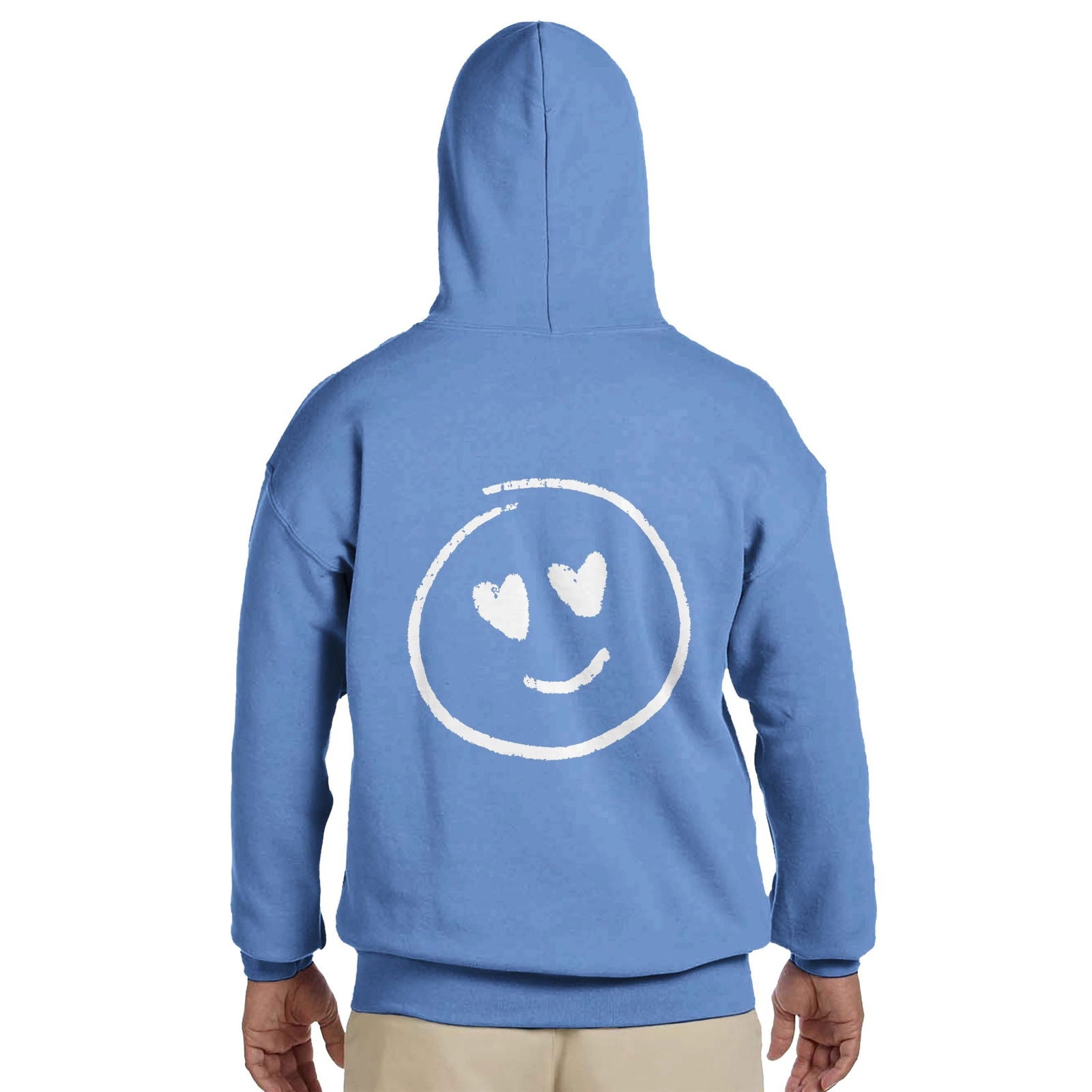 Chalk Smily Love | Hoodie Unisex - Tshirt-Fabriek.nl