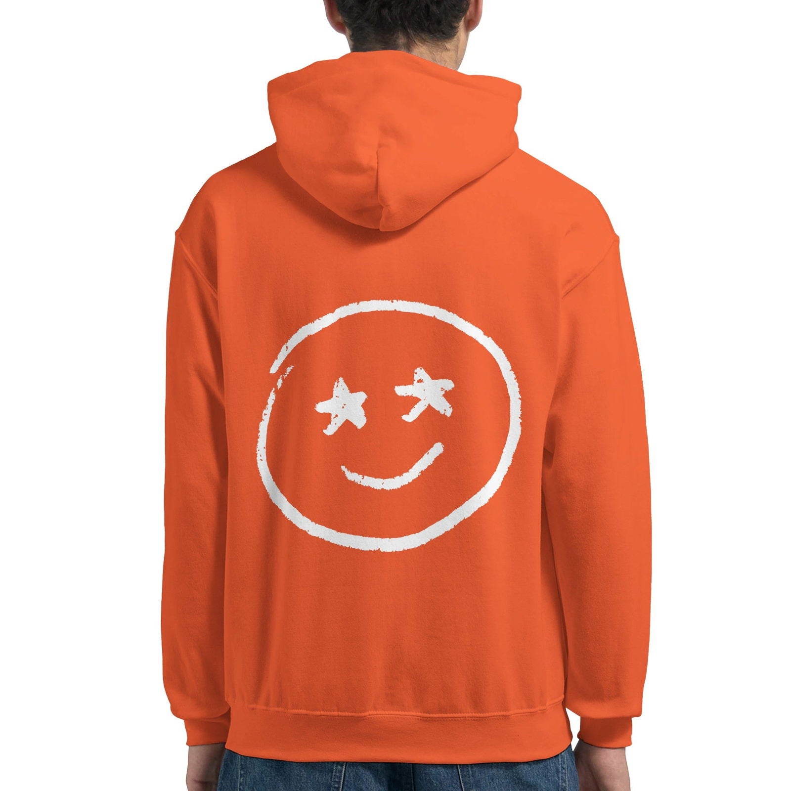 Chalk Smily Stars | Hoodie Unisex - Tshirt-Fabriek.nl