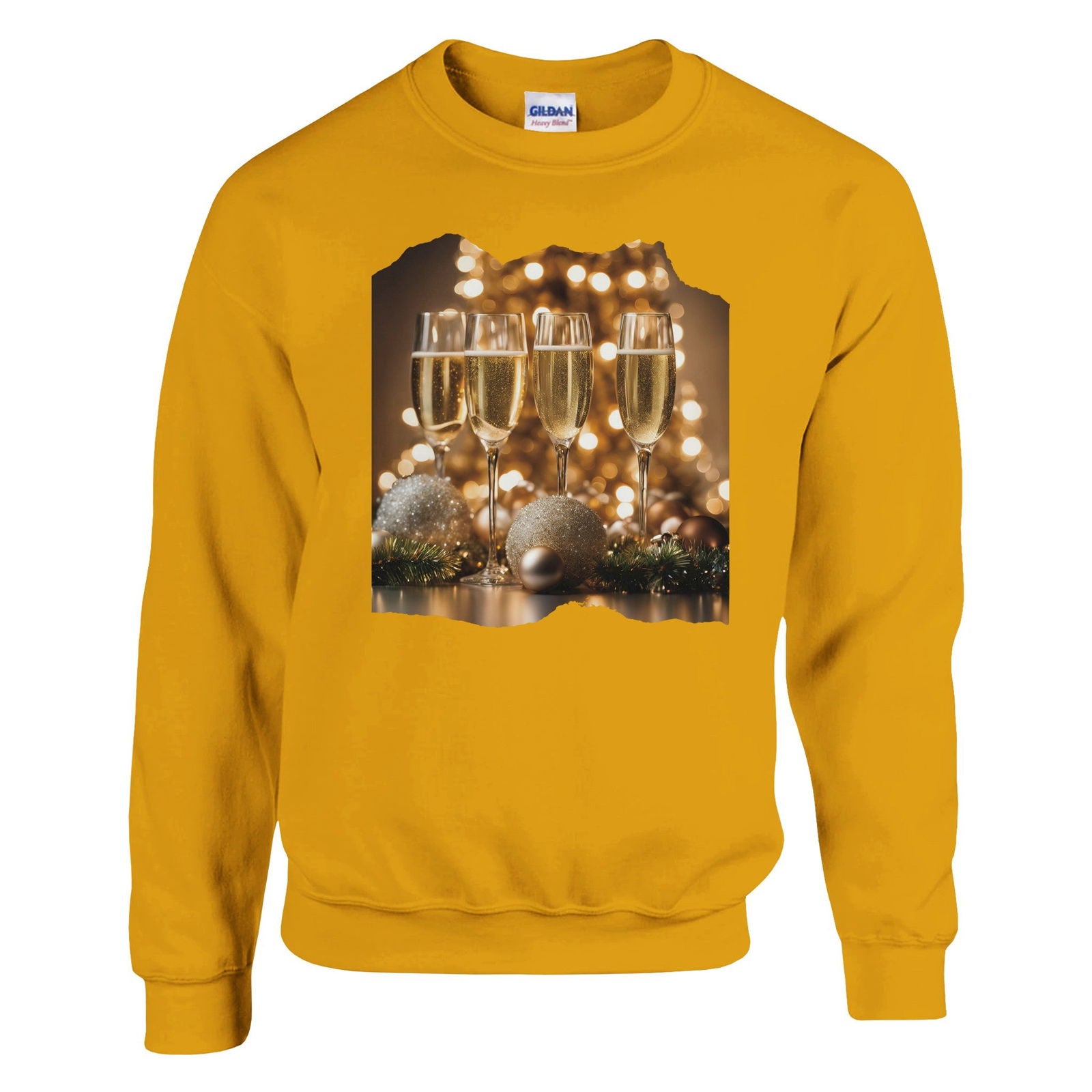 Champagne Christmas | Kerst Trui Unisex - Tshirt-Fabriek.nl