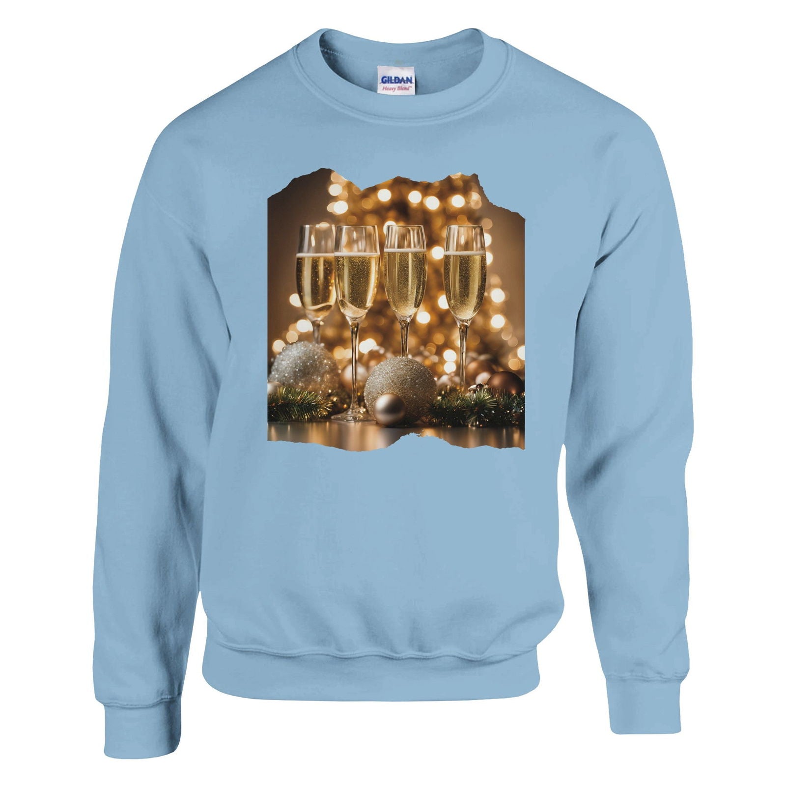 Champagne Christmas | Kerst Trui Unisex - Tshirt-Fabriek.nl