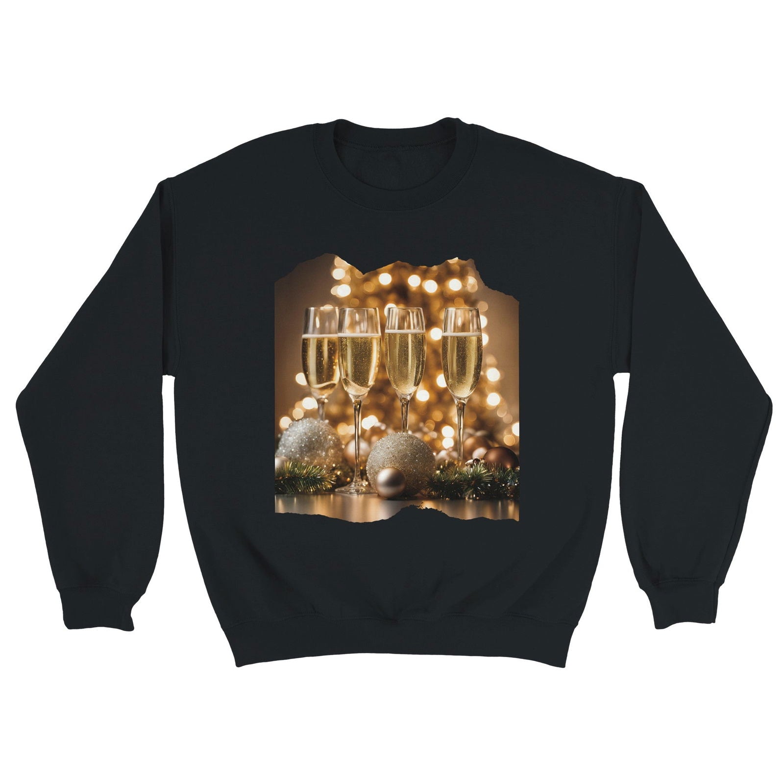 Champagne Christmas | Kerst Trui Unisex - Tshirt-Fabriek.nl