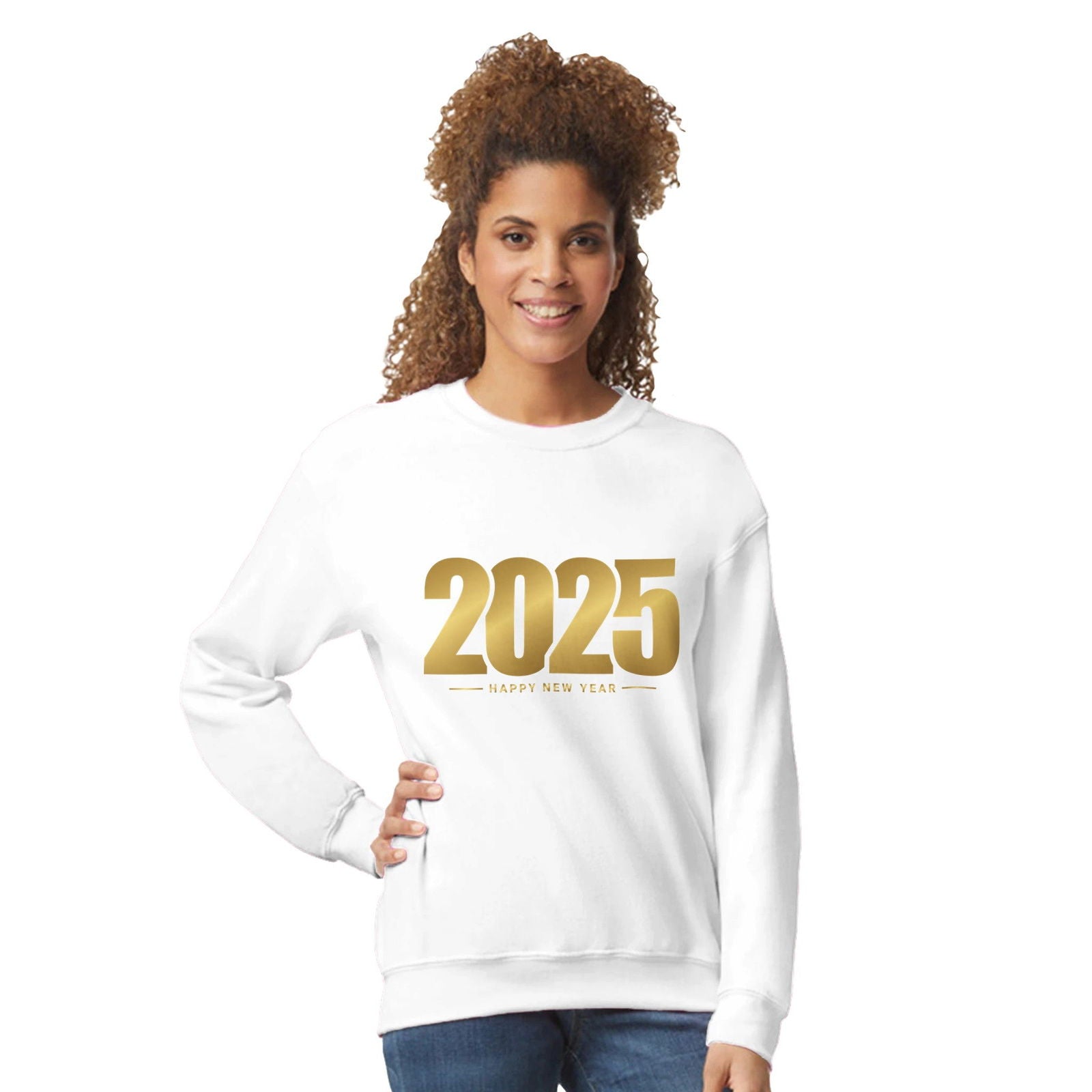 Happy 2025! | Trui Unisex - Tshirt-Fabriek.nl