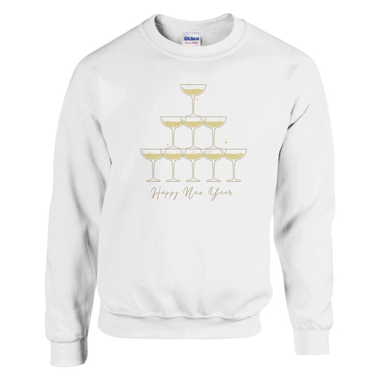 Happy New Year Champagne | Trui Unisex - Tshirt-Fabriek.nl