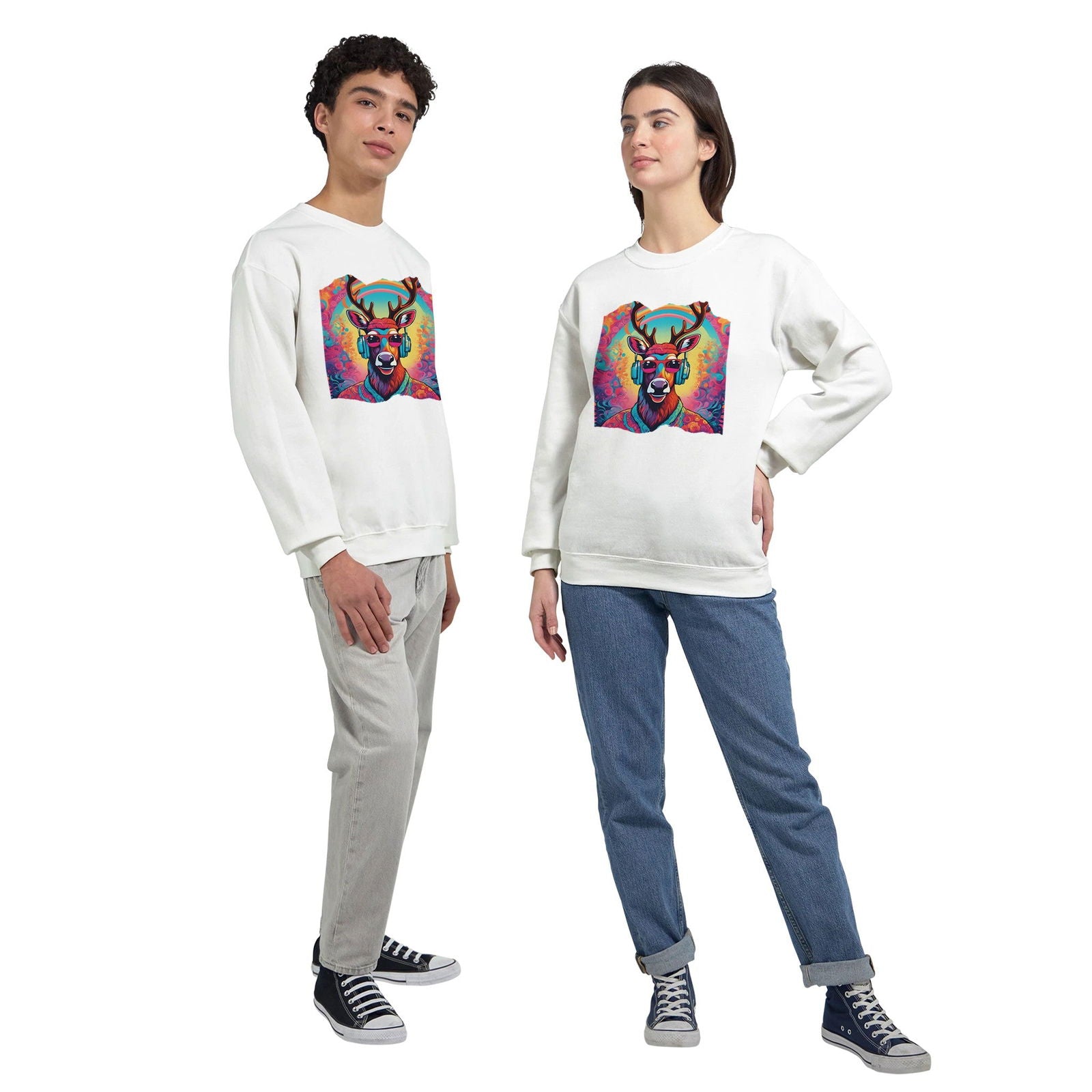 Hippie Rudolph | Trui Unisex - Tshirt-Fabriek.nl