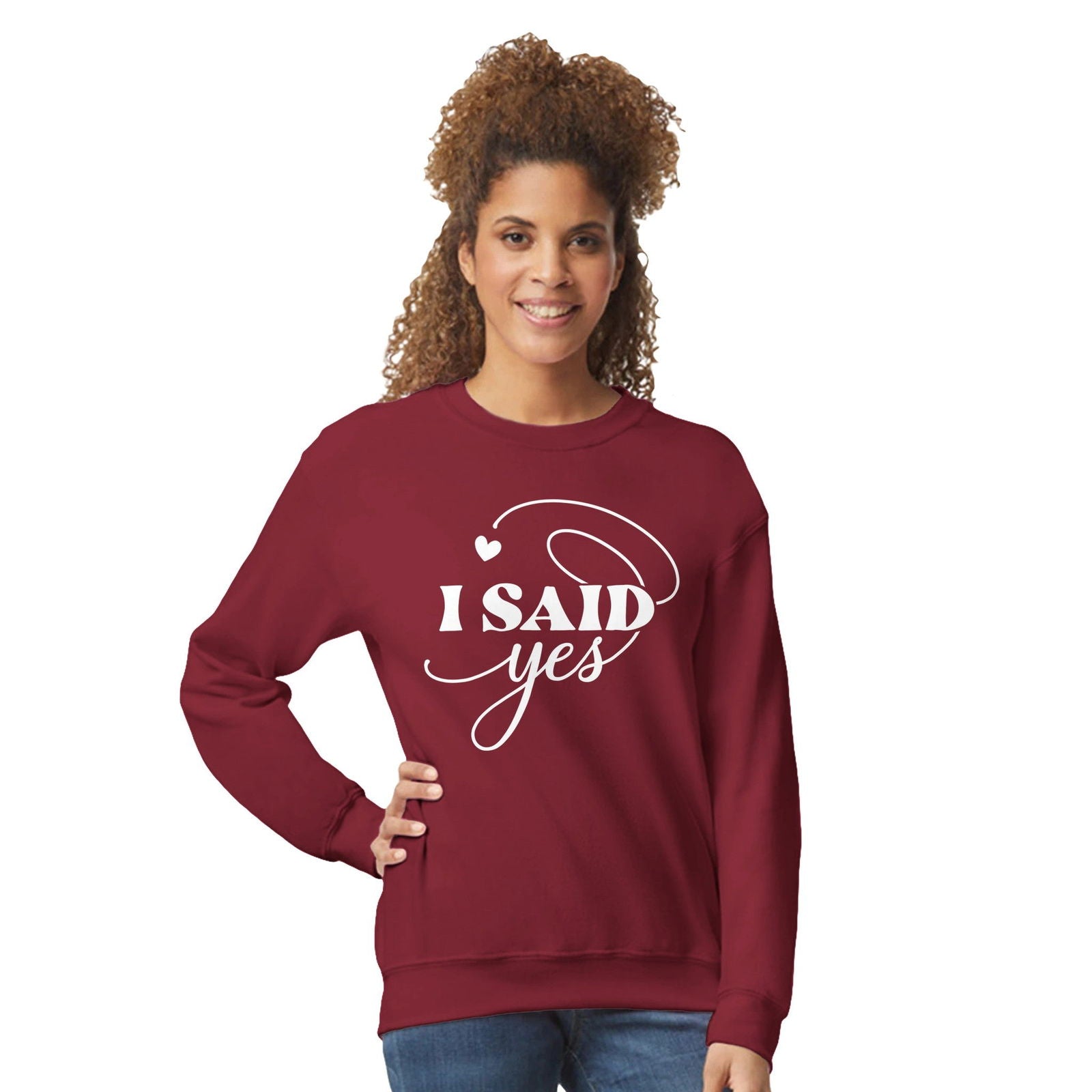 I Said YES | Trui Unisex - Tshirt-Fabriek.nl