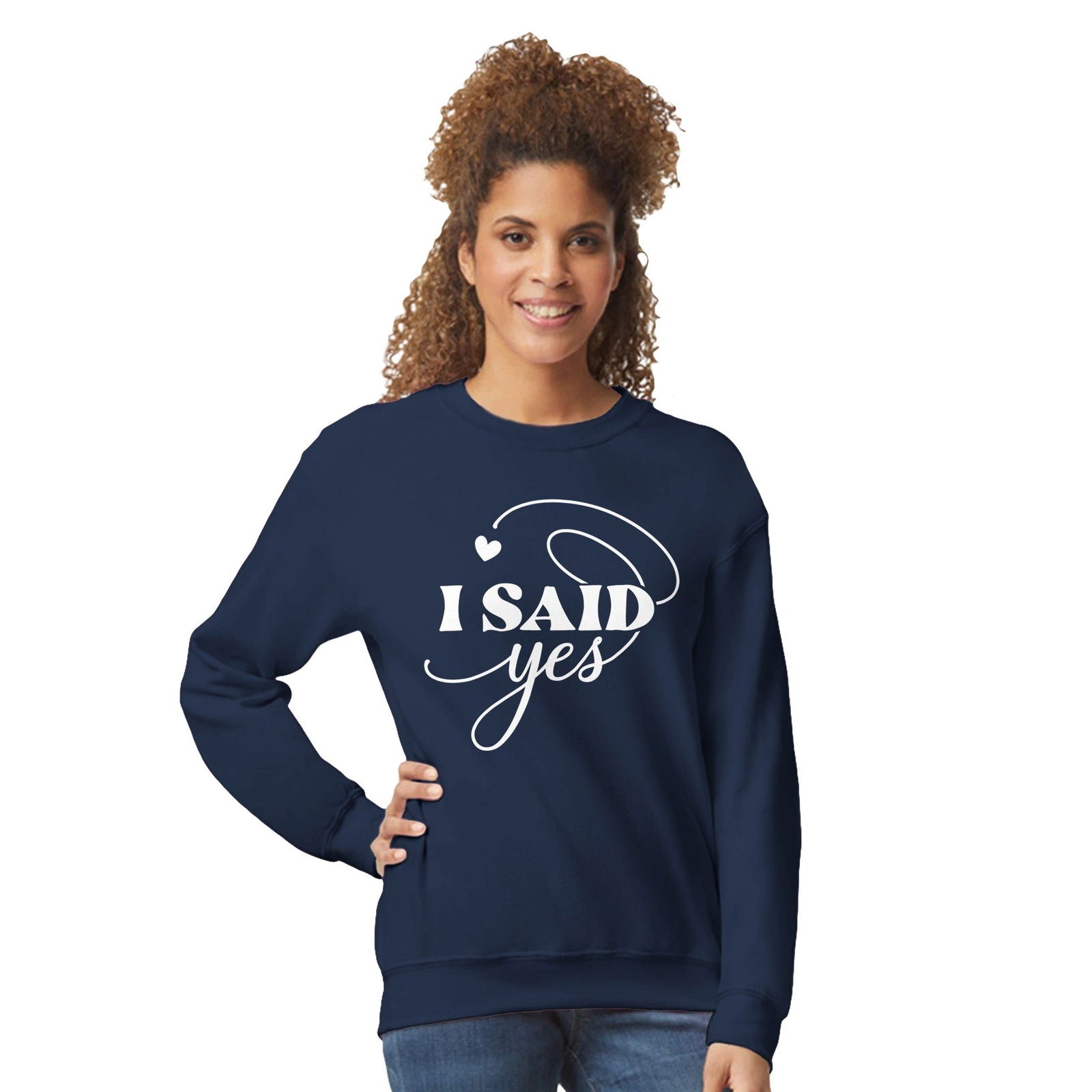 I Said YES | Trui Unisex - Tshirt-Fabriek.nl