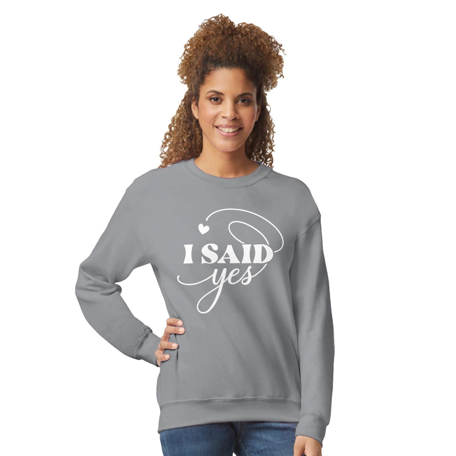 I Said YES | Trui Unisex - Tshirt-Fabriek.nl