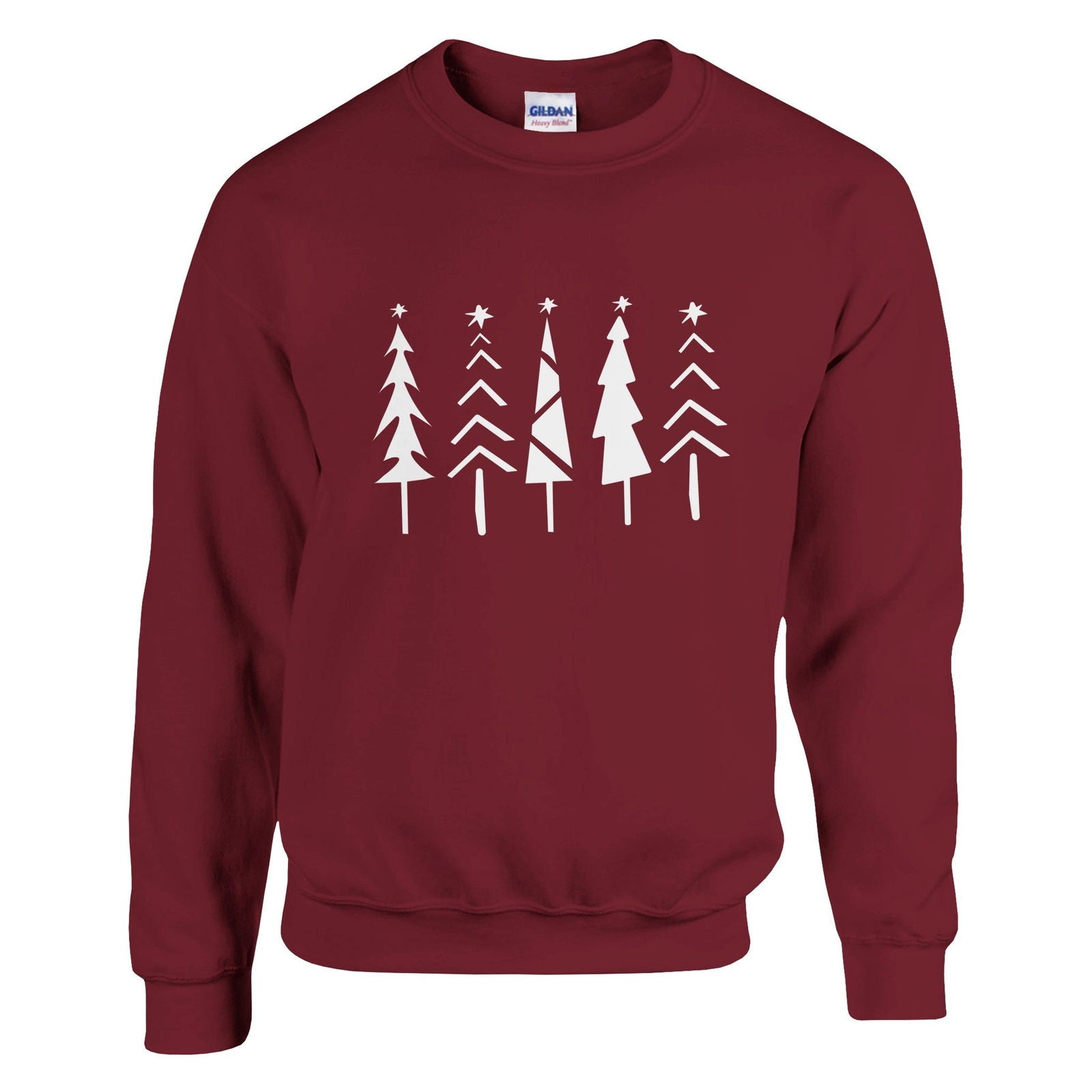 Kersttrui Trees | Trui Unisex - Tshirt-Fabriek.nl