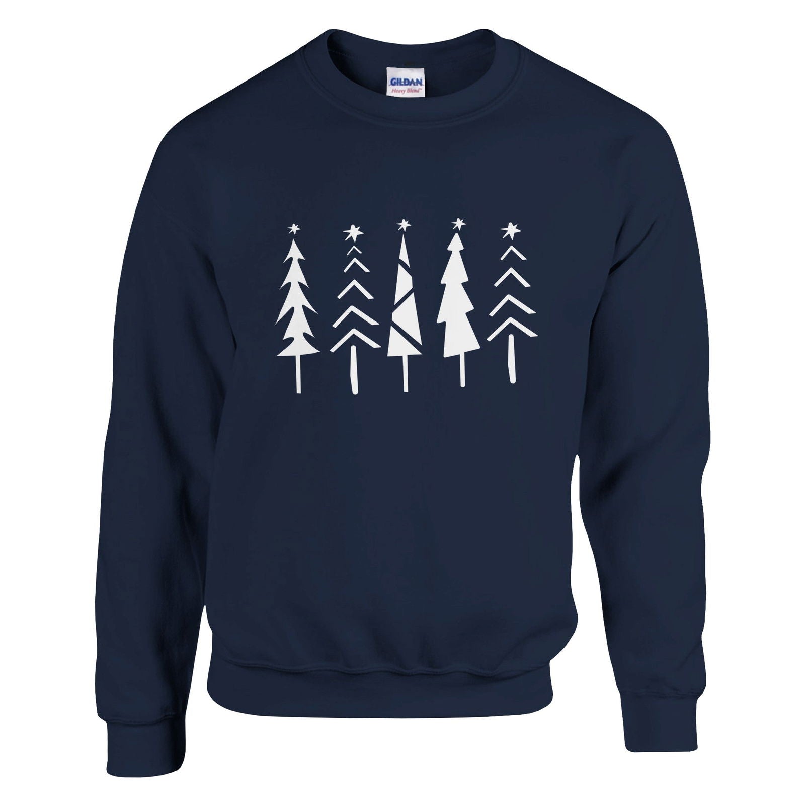 Kersttrui Trees | Trui Unisex - Tshirt-Fabriek.nl