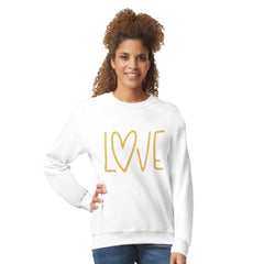 Love gold | Trui Unisex