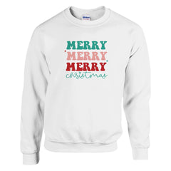 Merry Merry Merry Christmas | Trui Unisex