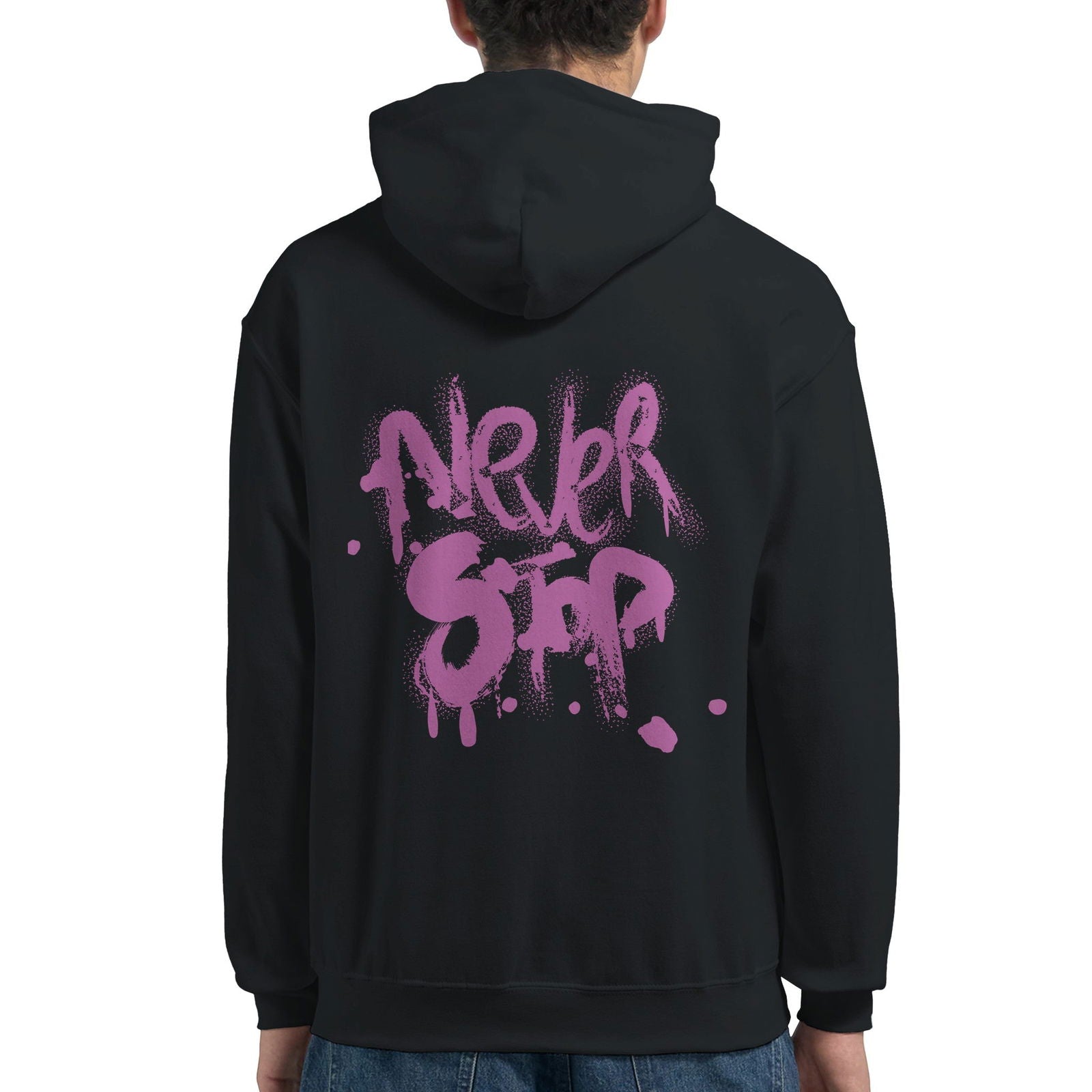 Never Stop | Hoodie Unisex - Tshirt-Fabriek.nl