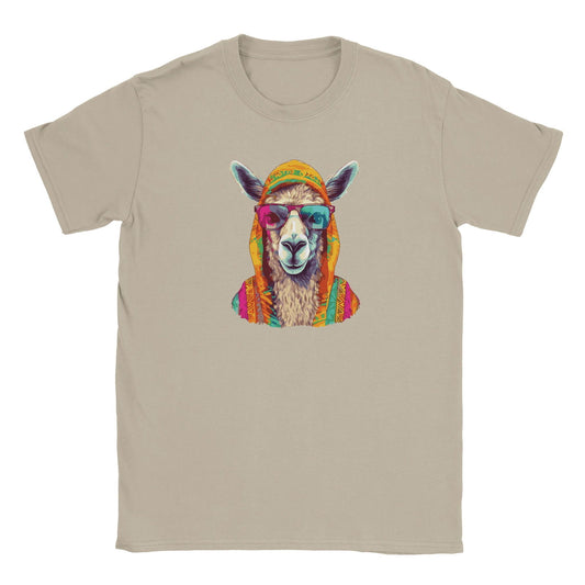 Party Animal Hippie Lama | T-Shirt Unisex - Tshirt-Fabriek.nl