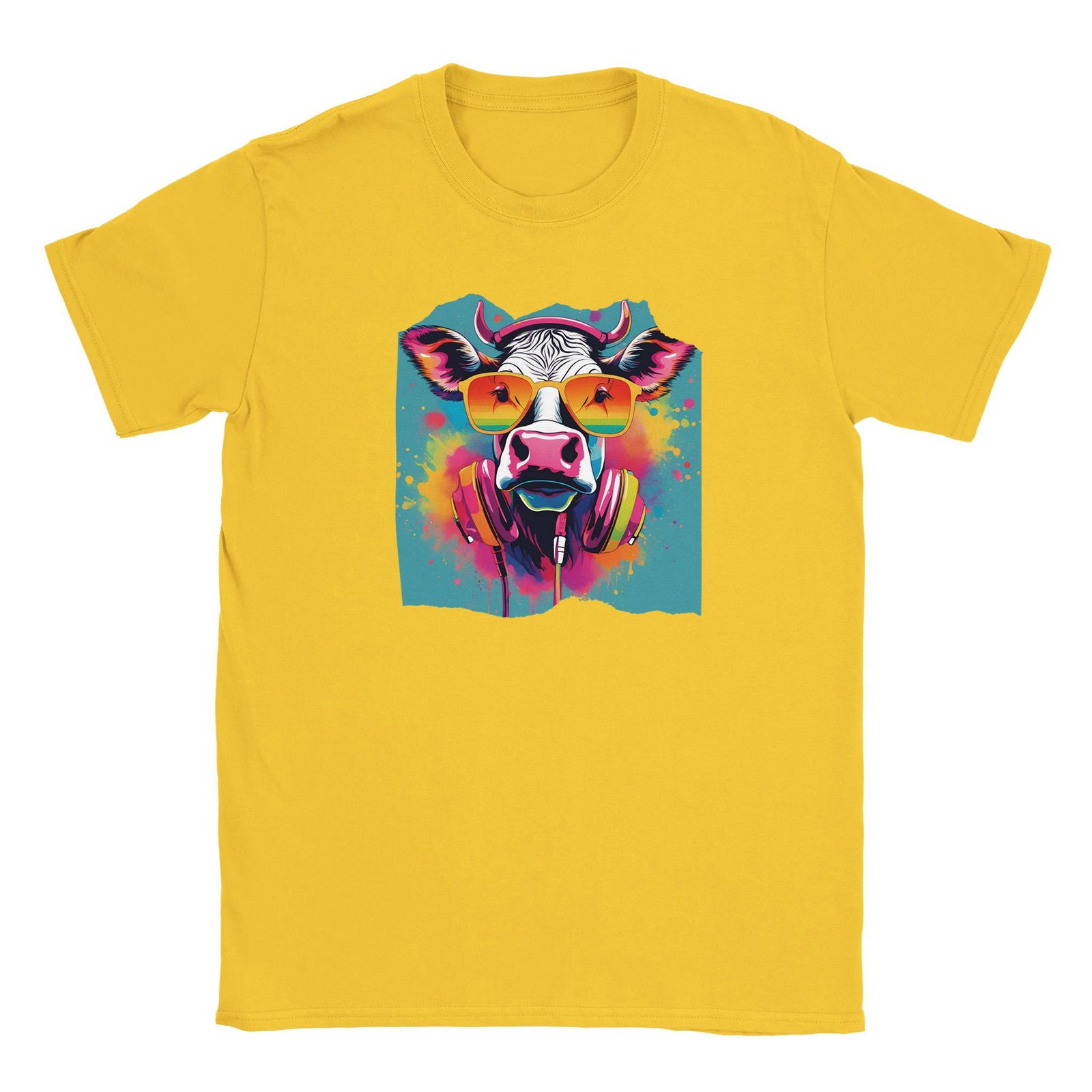 Party Animal Koe | T-Shirt Unisex - Tshirt-Fabriek.nl