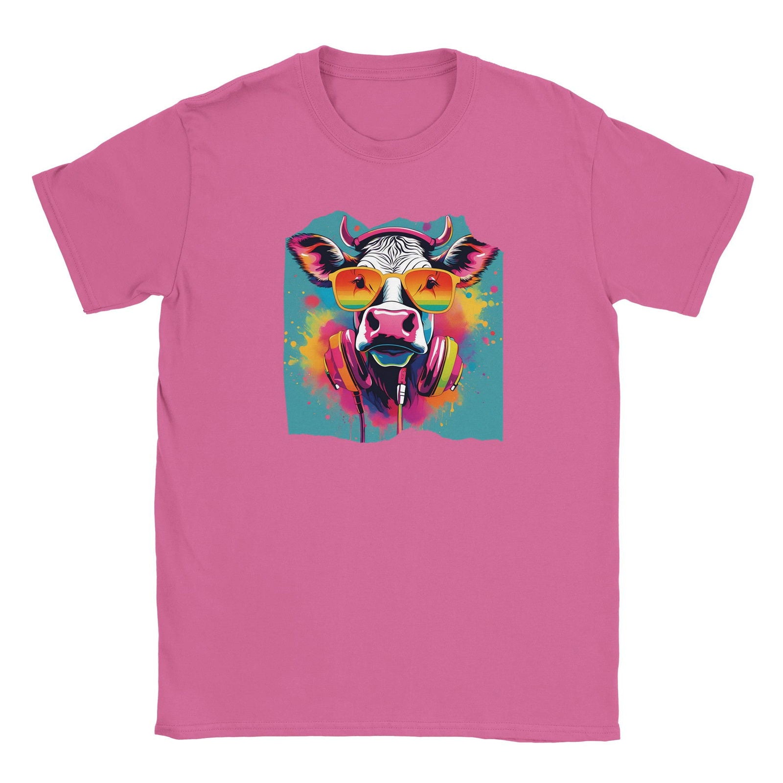 Party Animal Koe | T-Shirt Unisex - Tshirt-Fabriek.nl