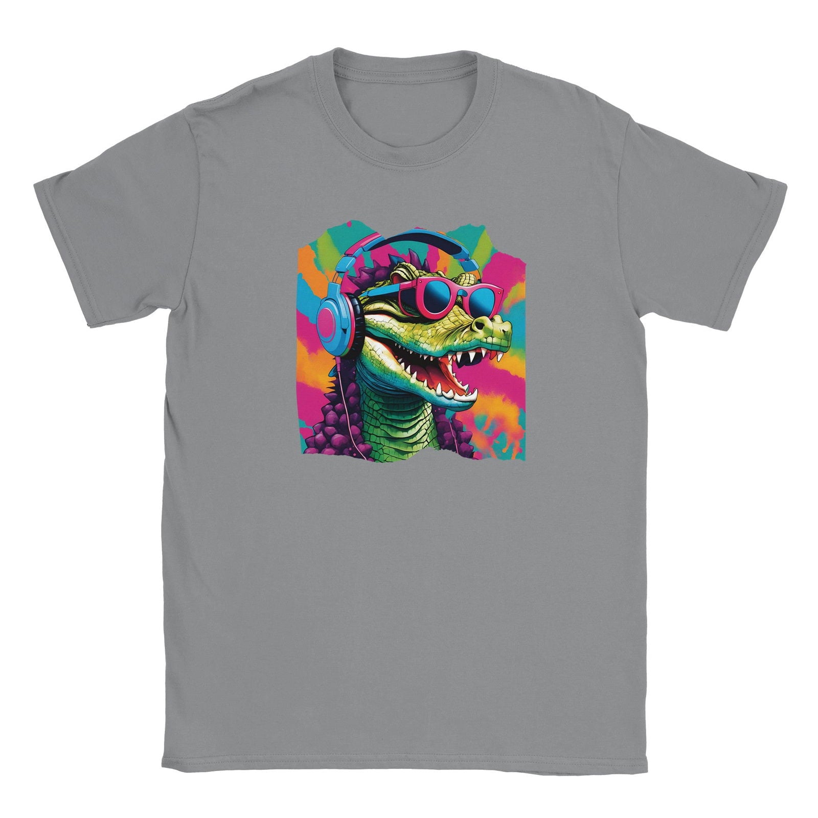 Party Animal Krokodil | T-Shirt Unisex - Tshirt-Fabriek.nl