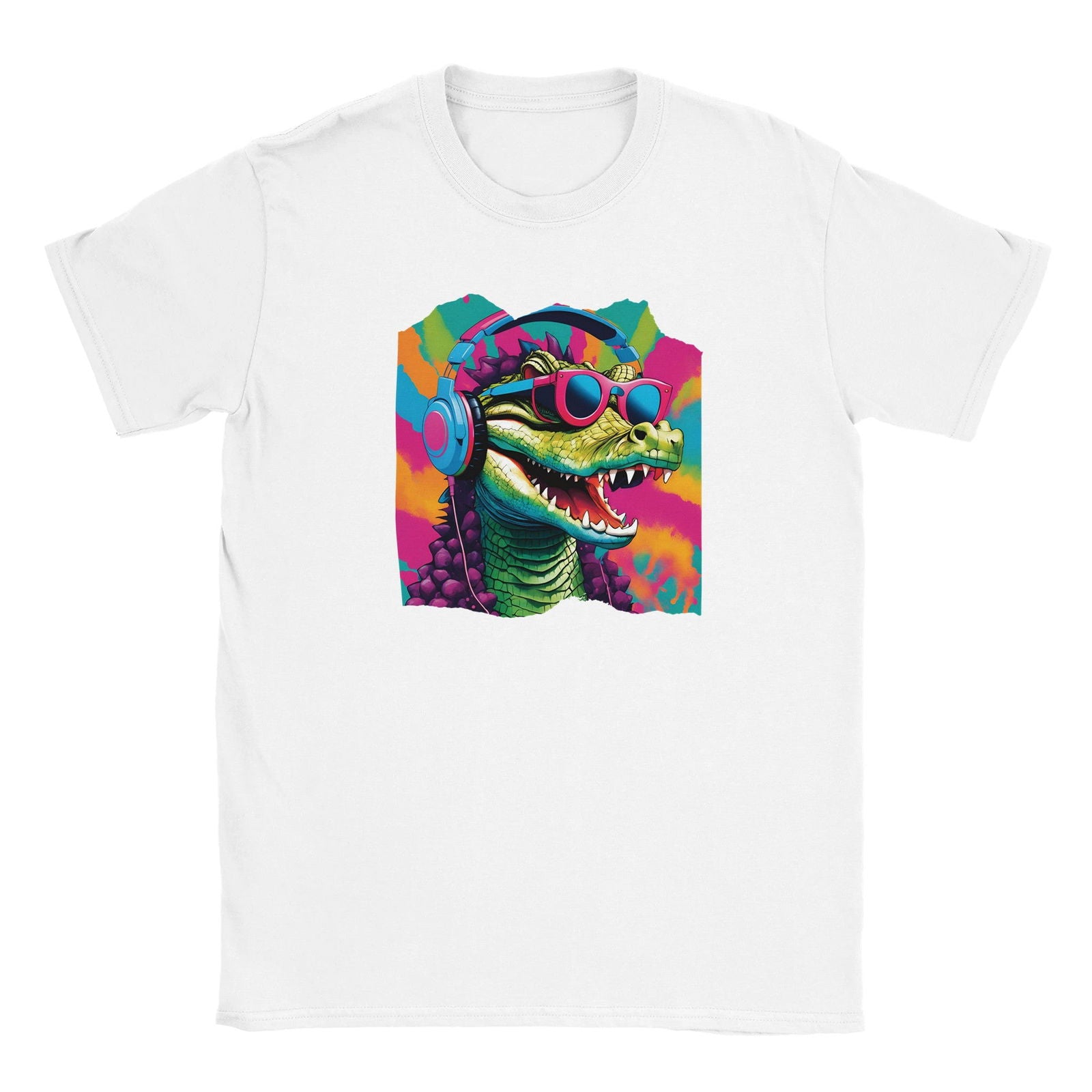 Party Animal Krokodil | T-Shirt Unisex - Tshirt-Fabriek.nl