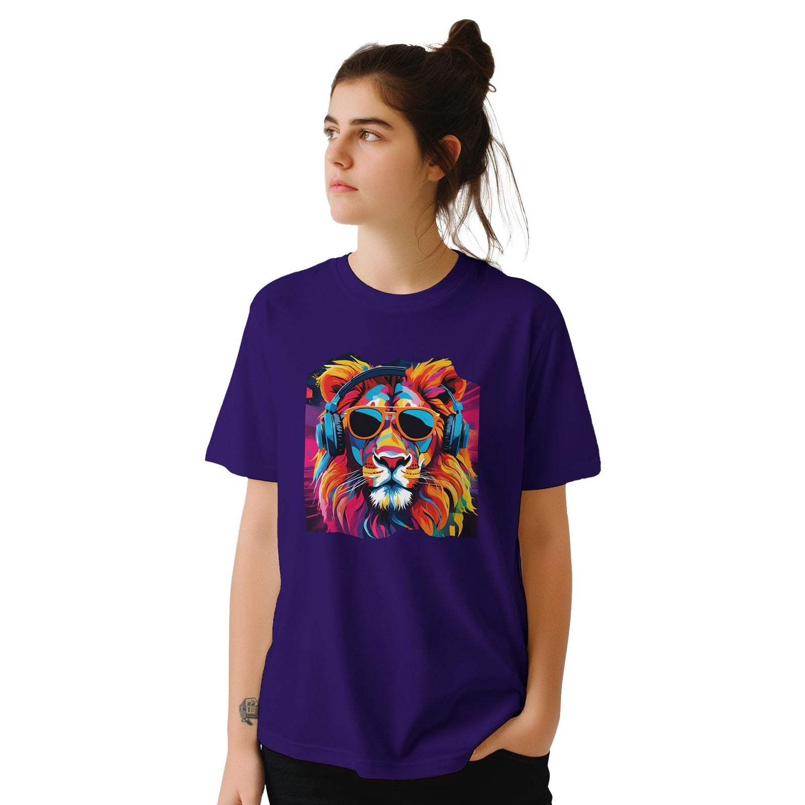 Party Animal Lion | T-Shirt Unise - Tshirt-Fabriek.nl