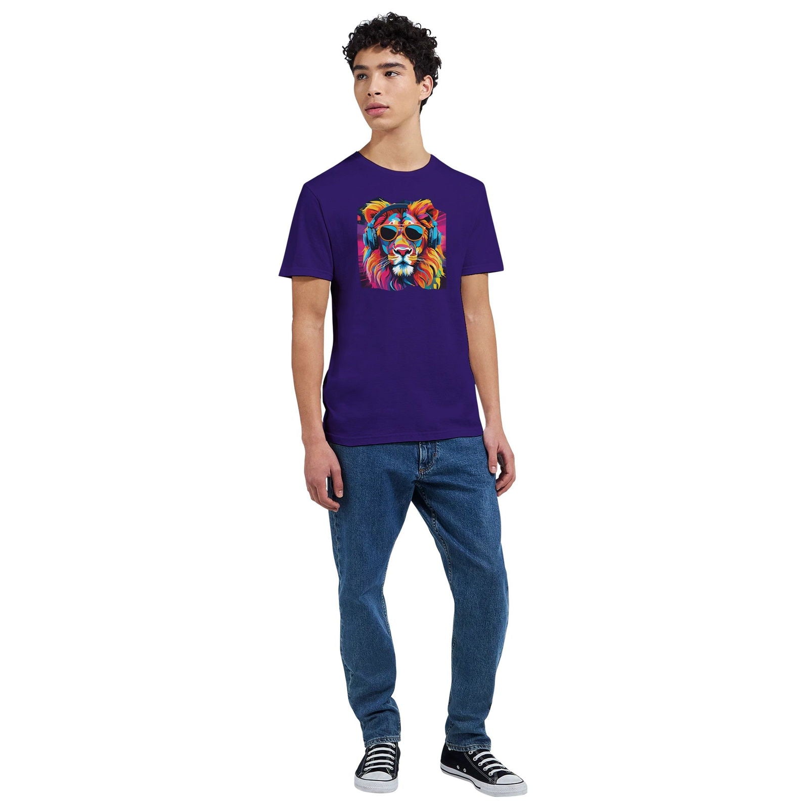 Party Animal Lion | T-Shirt Unise - Tshirt-Fabriek.nl