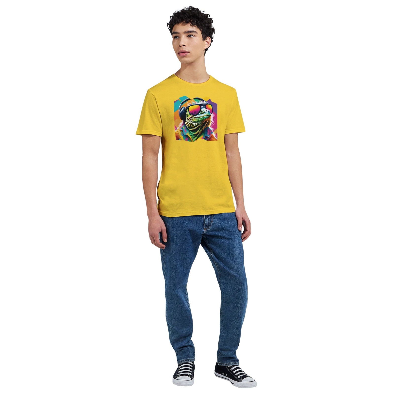 Party Animal Lizard | T-Shirt Unisex - Tshirt-Fabriek.nl