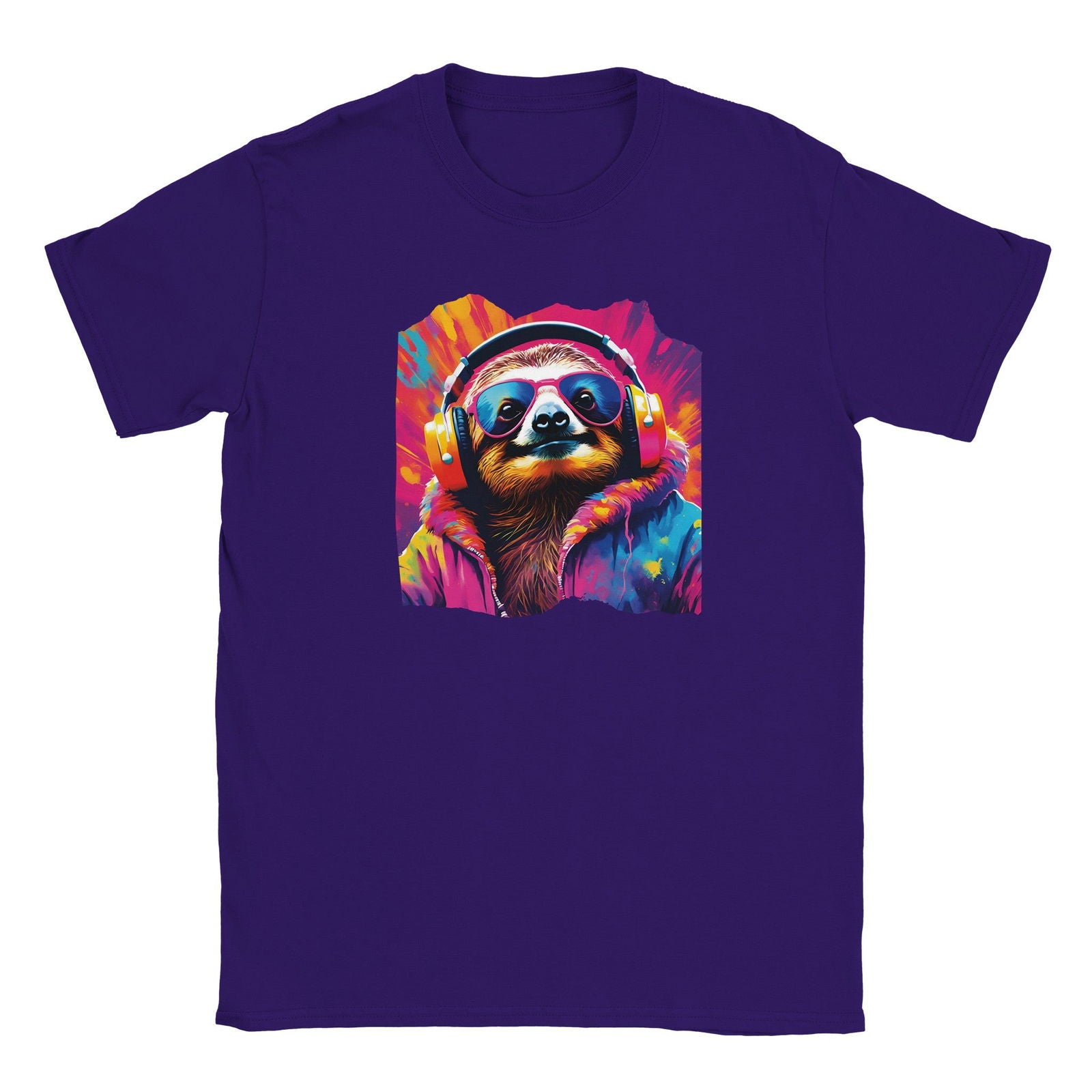 Party Animal Luiaard | T-Shirt Unisex - Tshirt-Fabriek.nl