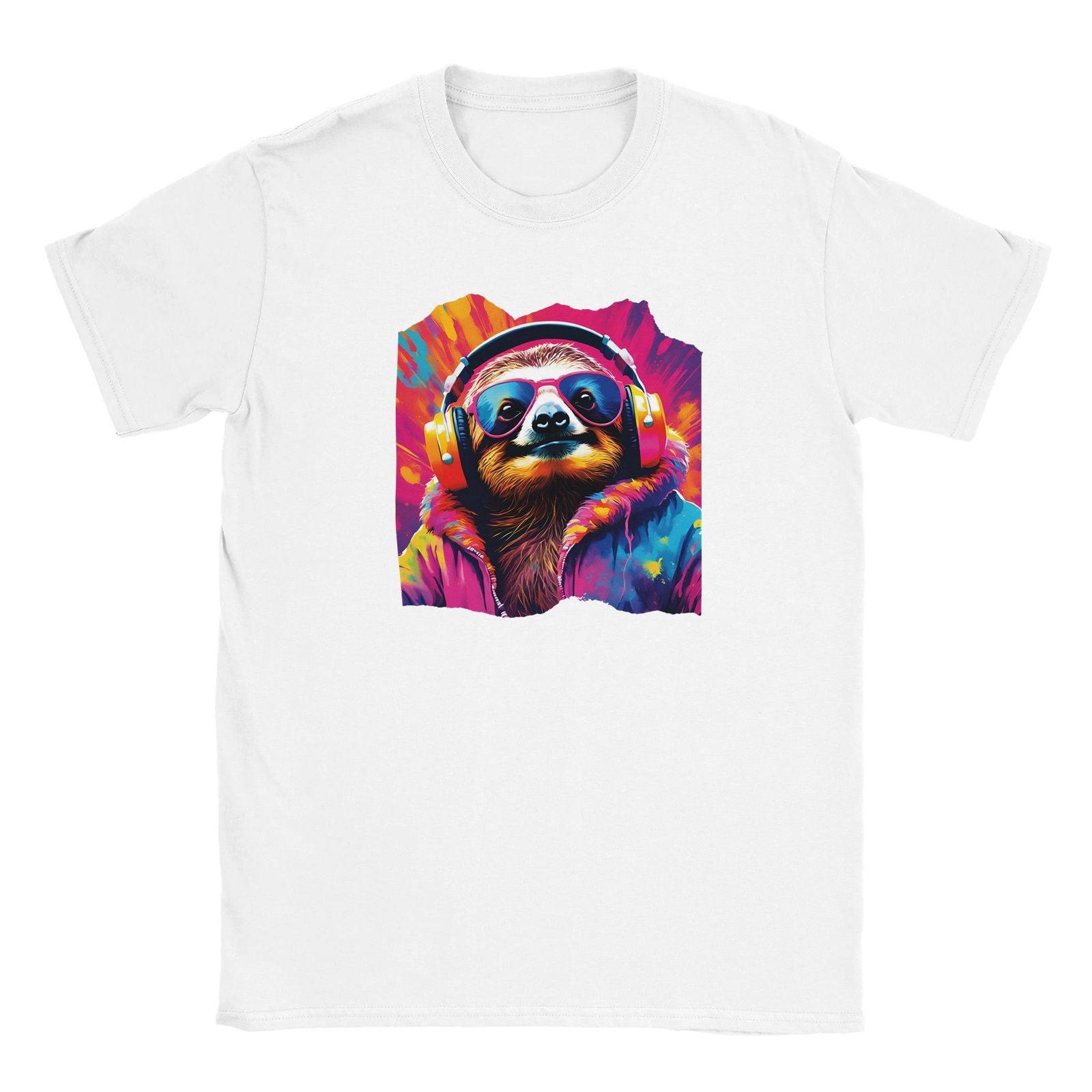 Party Animal Luiaard | T-Shirt Unisex - Tshirt-Fabriek.nl