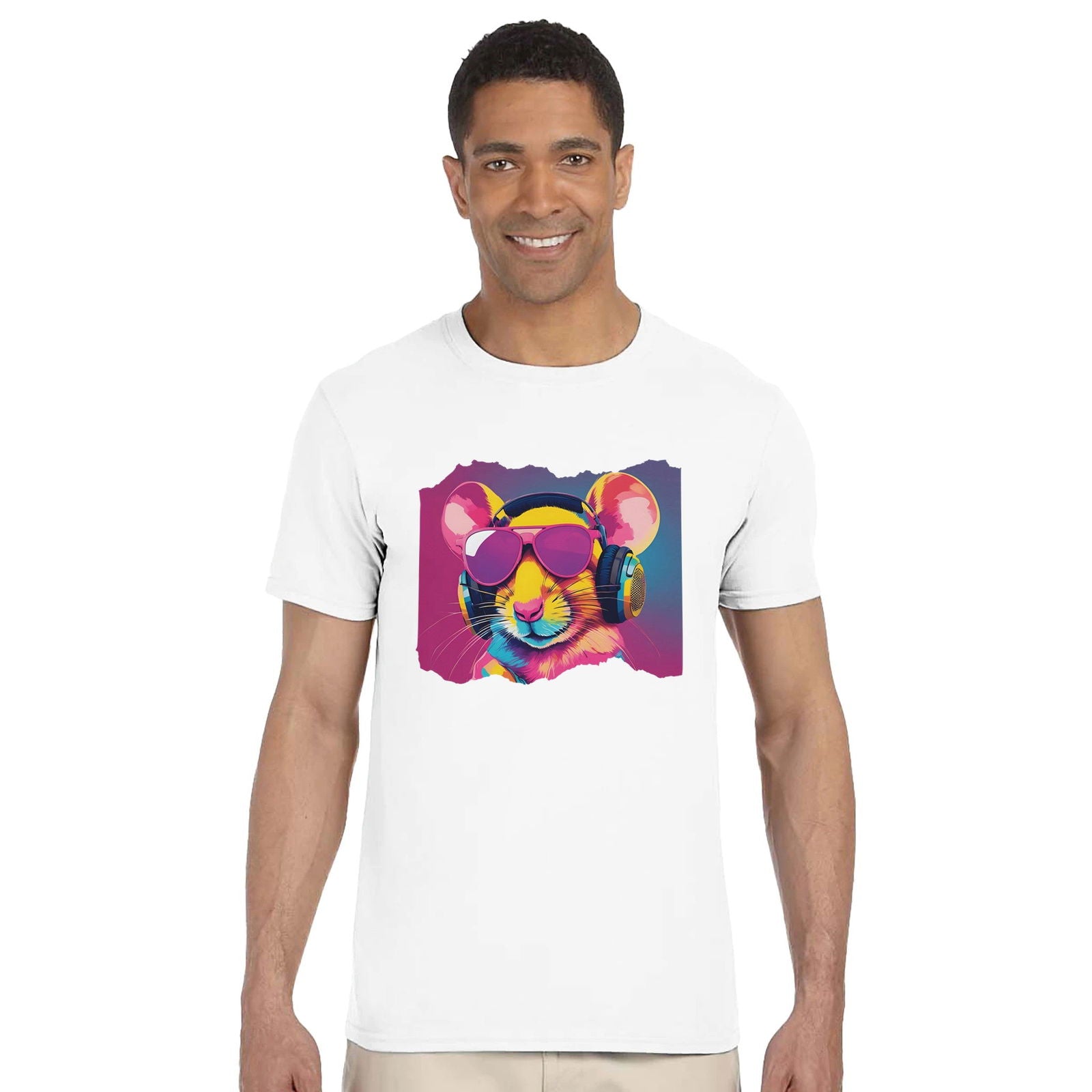 Party Animal Mouse | T-Shirt Unisex - Tshirt-Fabriek.nl