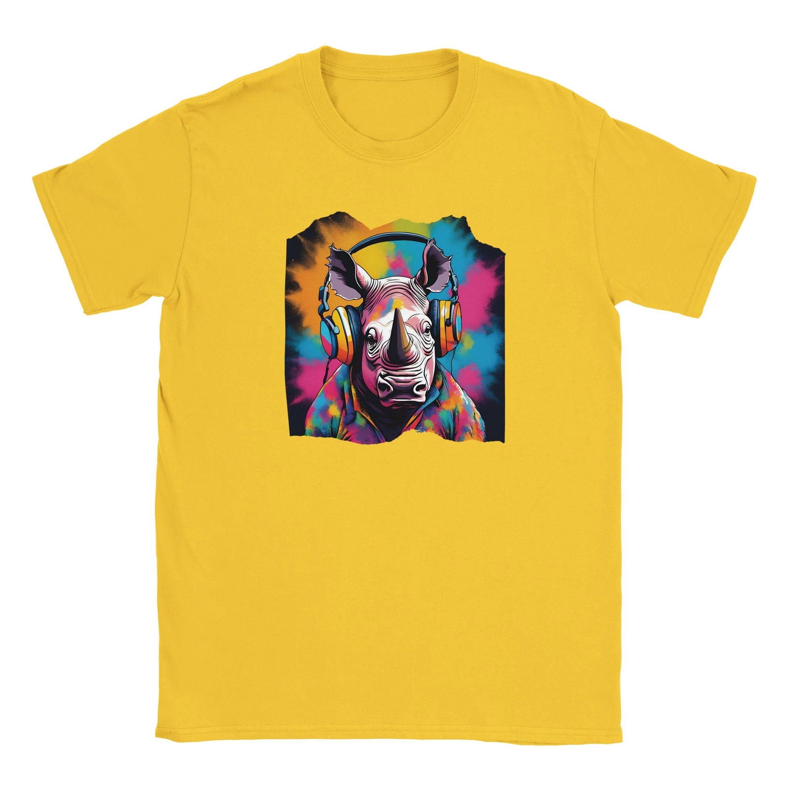 Party Animal Rhino | T-Shirt Unisex - Tshirt-Fabriek.nl