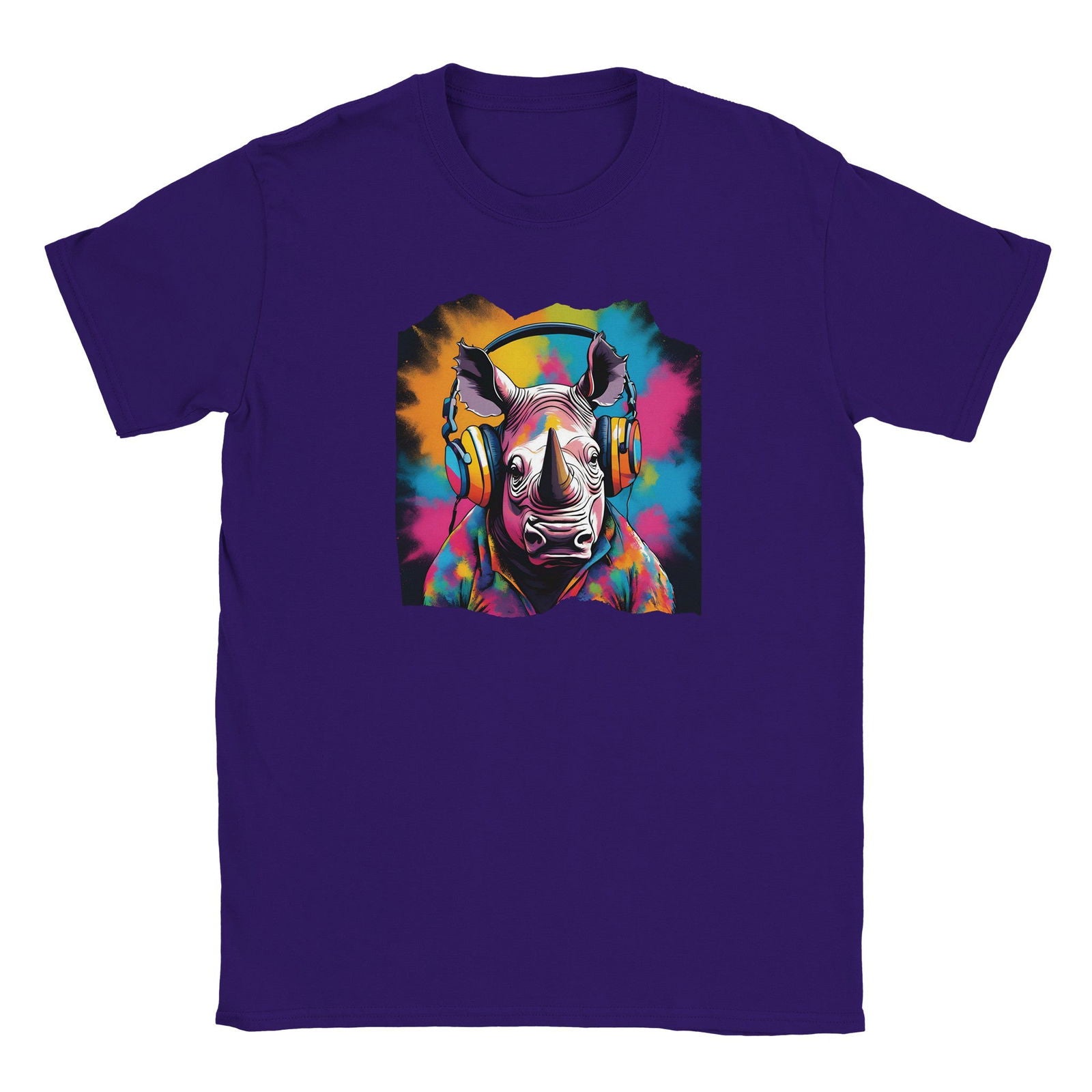 Party Animal Rhino | T-Shirt Unisex - Tshirt-Fabriek.nl