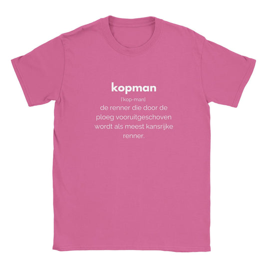 Pedal Play - Kopman | T-Shirt Unisex - Tshirt-Fabriek.nl