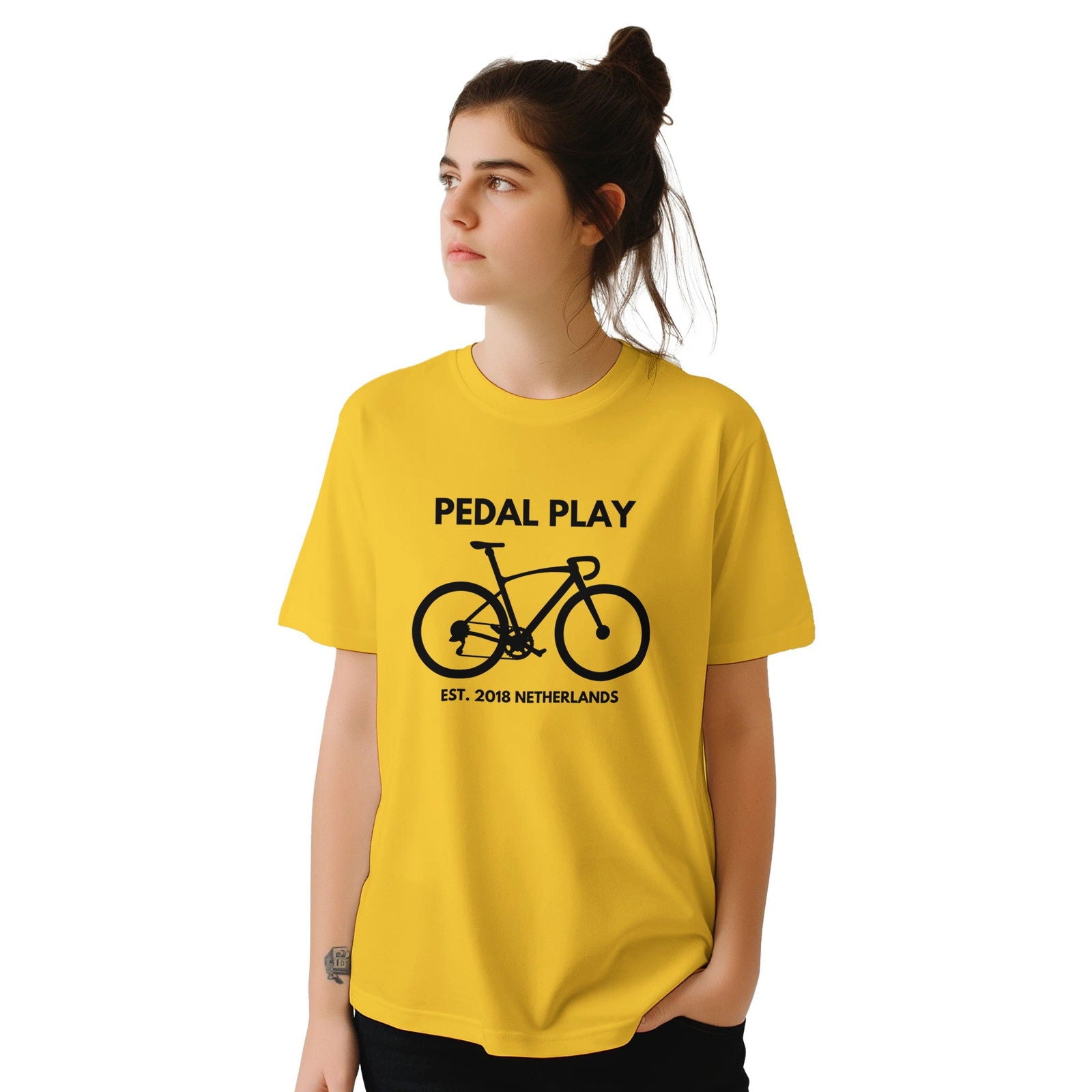 Pedal Play | T-Shirt Unisex - Tshirt-Fabriek.nl