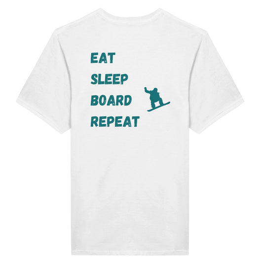 Powder Play Board repeat | T-Shirt Unisex - Tshirt-Fabriek.nl